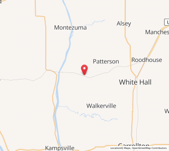 Map of Hillview, Illinois
