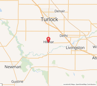 Map of Hilmar, California