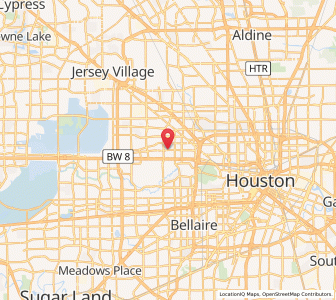 Map of Hilshire Village, Texas