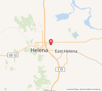 Map of Helena Regional Airport - HLN, Montana