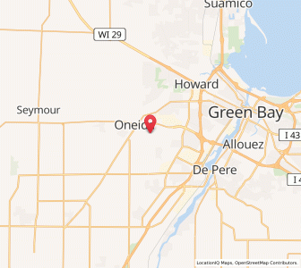 Map of Hobart, Wisconsin