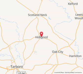 Map of Hobgood, North Carolina