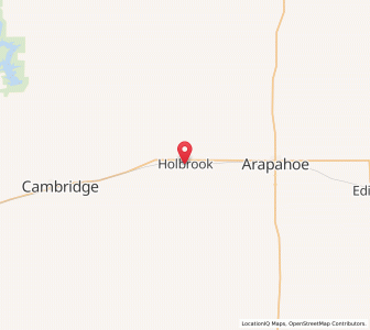 Map of Holbrook, Nebraska