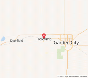 Map of Holcomb, Kansas