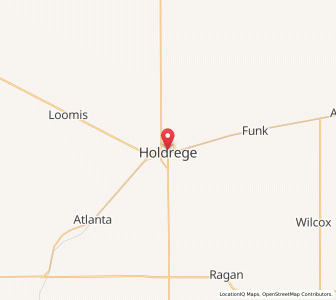 Map of Holdrege, Nebraska