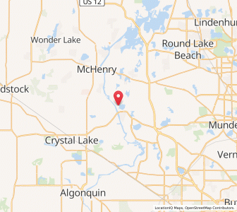 Map of Holiday Hills, Illinois