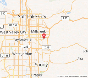 Map of Holladay, Utah