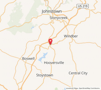 Map of Hollsopple, Pennsylvania