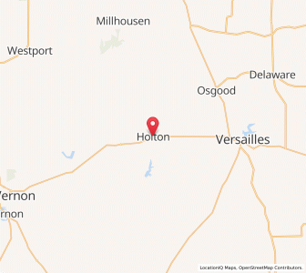 Map of Holton, Indiana