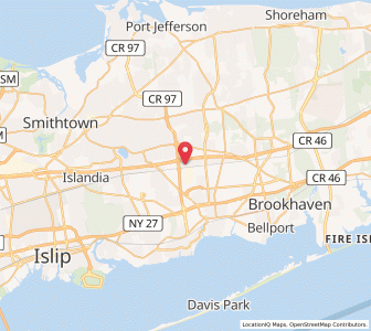 Map of Holtsville, New York