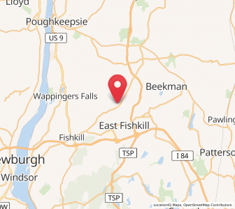 Map of Hopewell Junction, New York