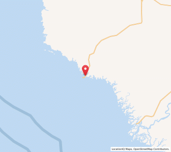 Map of Horseshoe Beach, Florida