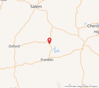 Map of Horseshoe Bend, Arkansas