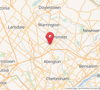 Map of Horsham, Pennsylvania