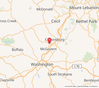 Map of Houston, Pennsylvania