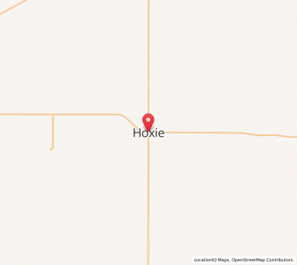 Map of Hoxie, Kansas