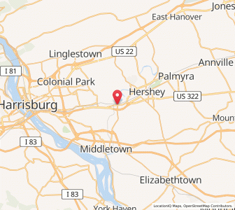 Map of Hummelstown, Pennsylvania