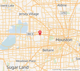 Map of Hunters Creek Village , Texas