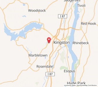 Map of Hurley, New York