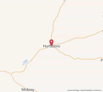 Map of Hurtsboro, Alabama