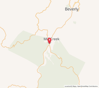 Map of Huttonsville, West Virginia