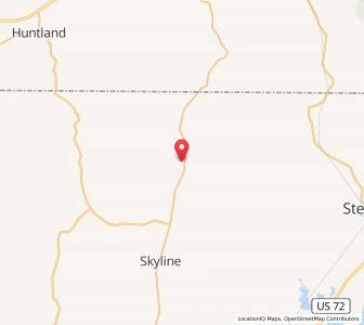 Map of Hytop, Alabama