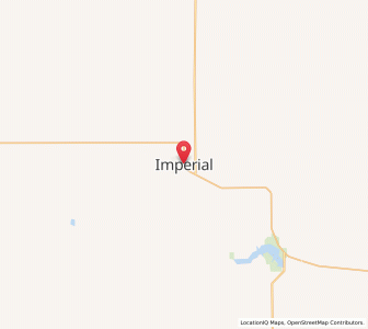 Map of Imperial, Nebraska