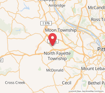 Map of Imperial, Pennsylvania