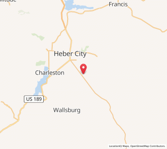 Map of Independence, Utah