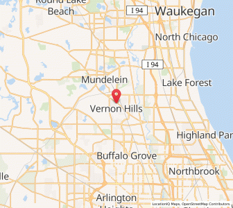 Map of Indian Creek, Illinois