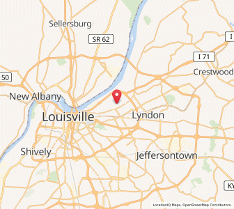 Map of Indian Hills, Kentucky