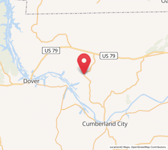 Map of Indian Mound, Tennessee