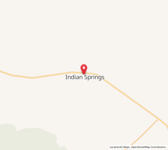 Map of Indian Springs, Nevada