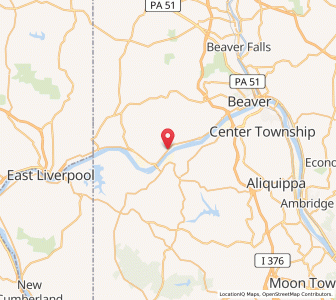 Map of Industry, Pennsylvania