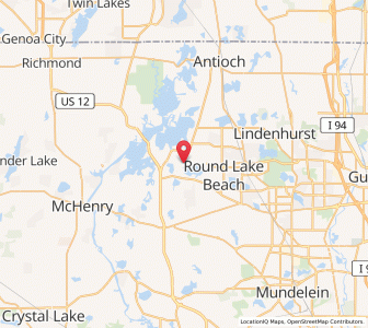 Map of Ingleside, Illinois