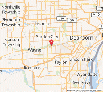 Map of Inkster, Michigan