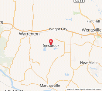 Map of Innsbrook, Missouri