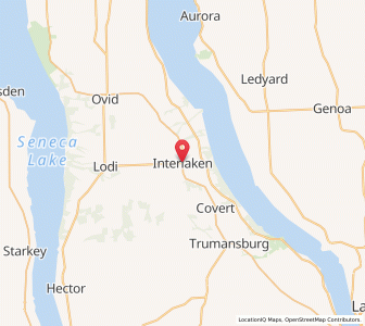 Map of Interlaken, New York