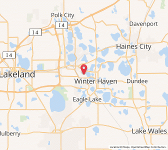 Map of Inwood, Florida
