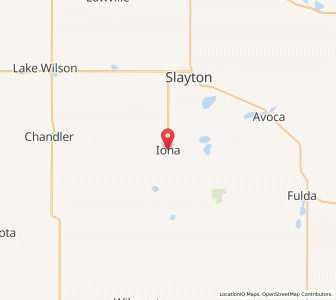 Map of Iona, Minnesota