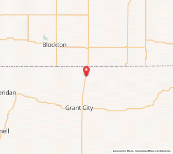 Map of Irena, Missouri