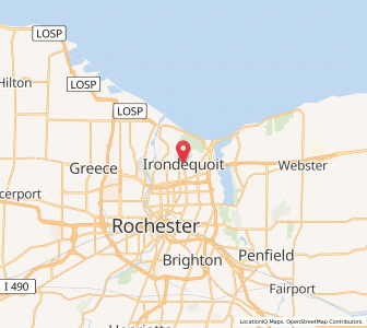 Map of Irondequoit, New York