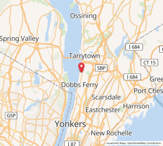 Map of Irvington, New York