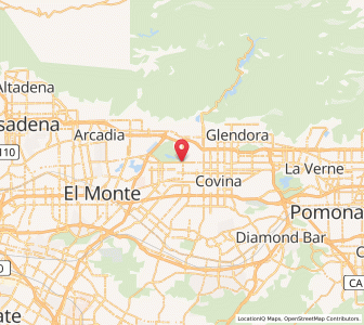 Map of Irwindale, California