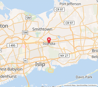 Map of Islandia, New York