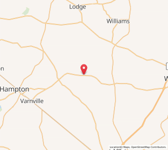 Map of Islandton, South Carolina