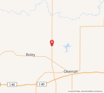 Map of IXL, Oklahoma