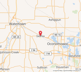 Map of Ixonia, Wisconsin