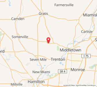 Map of Jacksonburg, Ohio