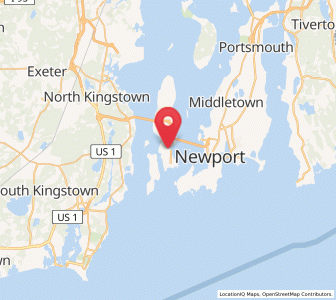 Map of Jamestown, Rhode Island